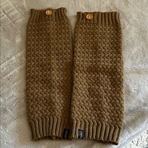 Cynthia Rowley Brown Knit Leg Warmers